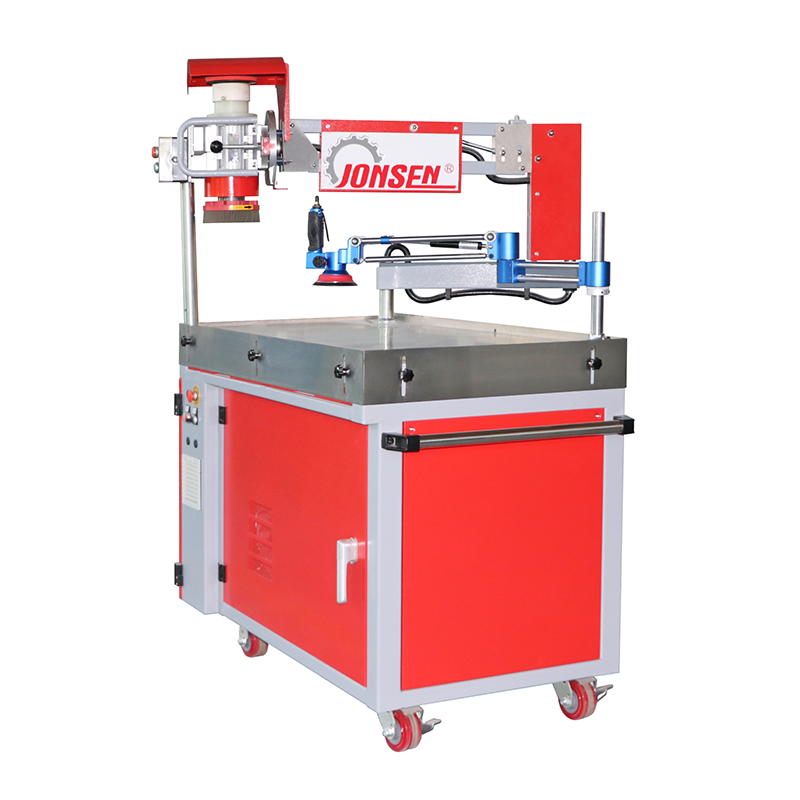 SD-H Flexible manual swing arm deburring and edge rounding machine with vacuum table