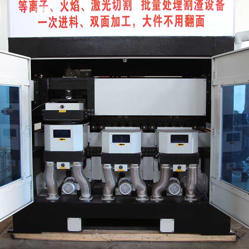 SG1300-3TB+B Excellent deslagging and edge rouding machine for plasma-oxy-fuel-cutting etc