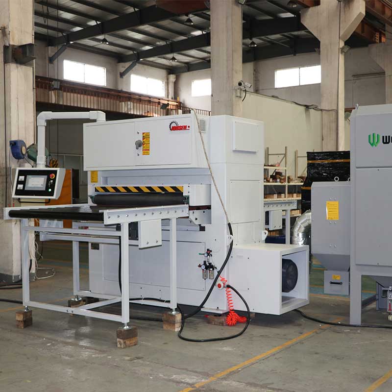 SG1300-X wide abrasive belt head sanding machine: simple and classic