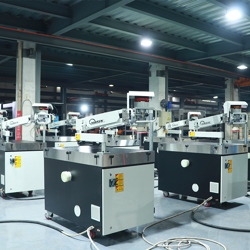 SD-H Flexible manual swing arm deburring and edge rounding machine with vacuum table